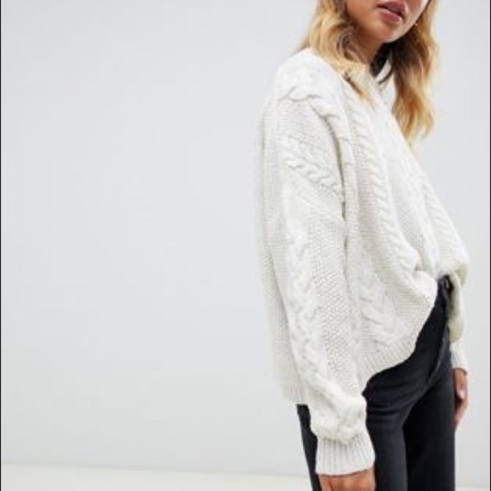 ASOS DESIGN cable sweater